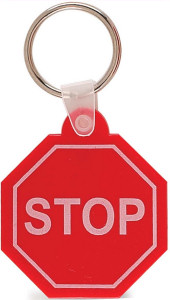 Promotional Key Chains: Stop Sign Shaped Keychains